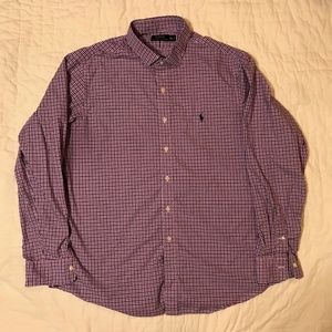 Polo by Ralph Lauren Shirts - Polo Ralph Lauren Men's Shirt - Blue/Pink - XXL Polo by Ralph Lauren Shirts - Polo Ralph Lauren Men's Shirt - Blue/Pink - XXL